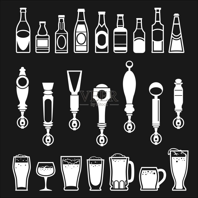 啤酒和酒吧图标图标素材