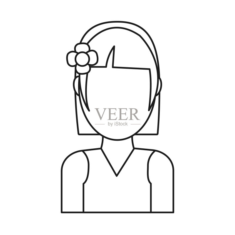 女商人头像图标图标素材