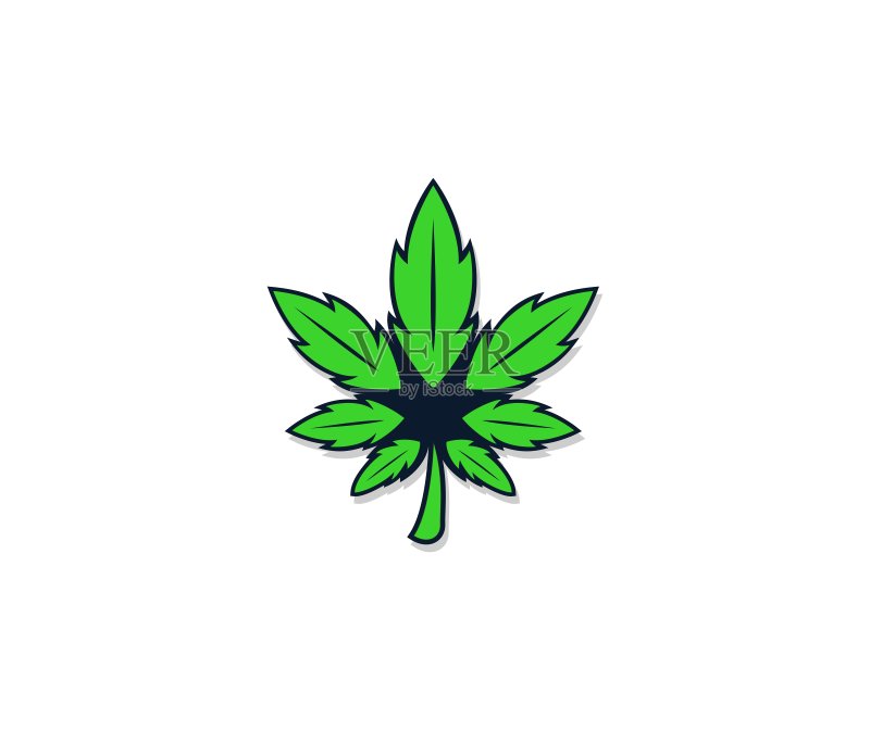 大麻叶图标图标素材