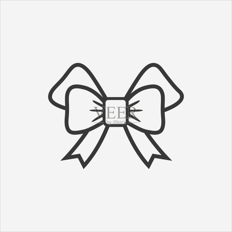 节日蝴蝶结图标图标素材