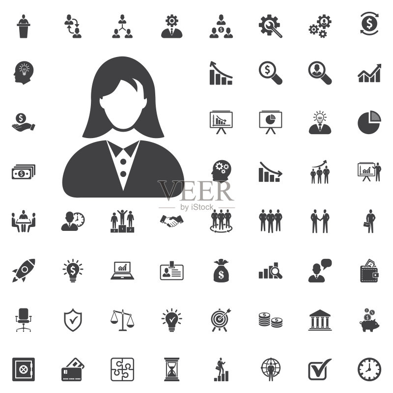 女商人图标图标素材