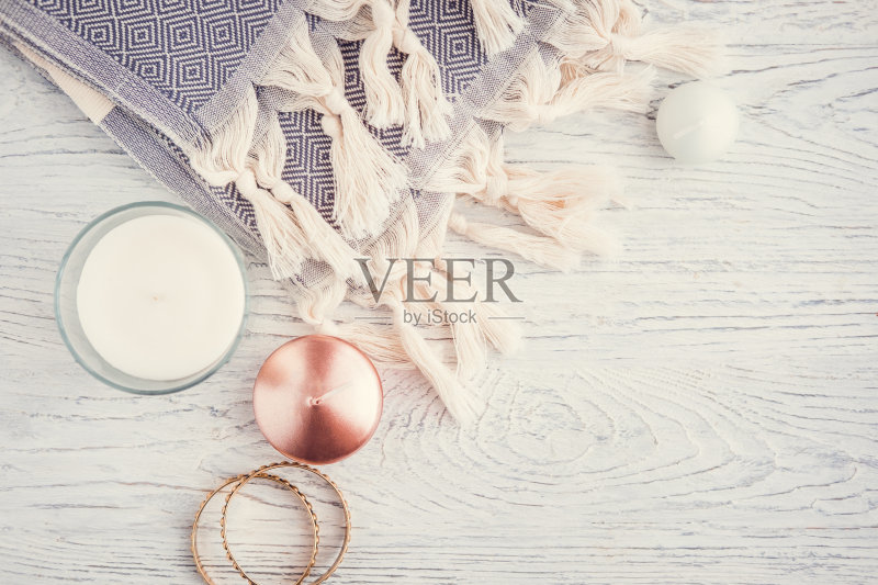 秋冬女人时尚静物正版图片素材