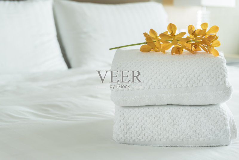 白毛巾正版图片素材