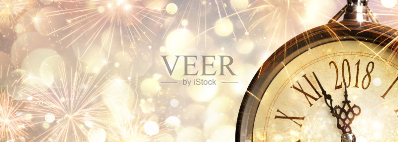 2018年新年钟声正版图片素材