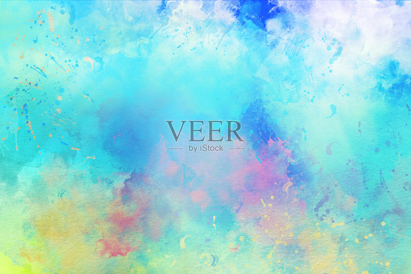 水彩纹理背景正版插画素材