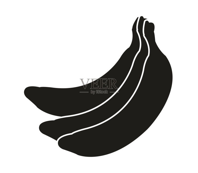 香蕉图标图标素材