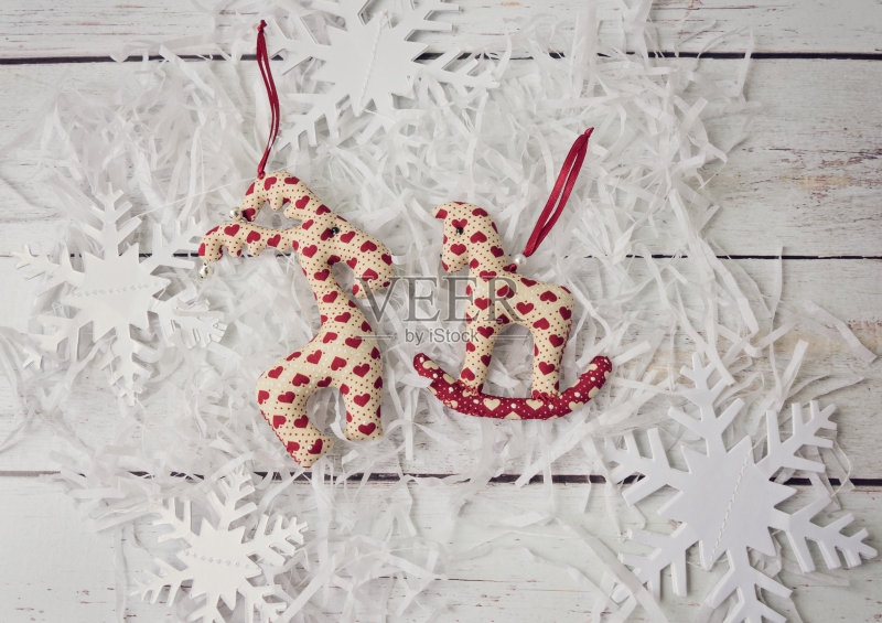 圣诞手工装饰软玩具正版图片素材