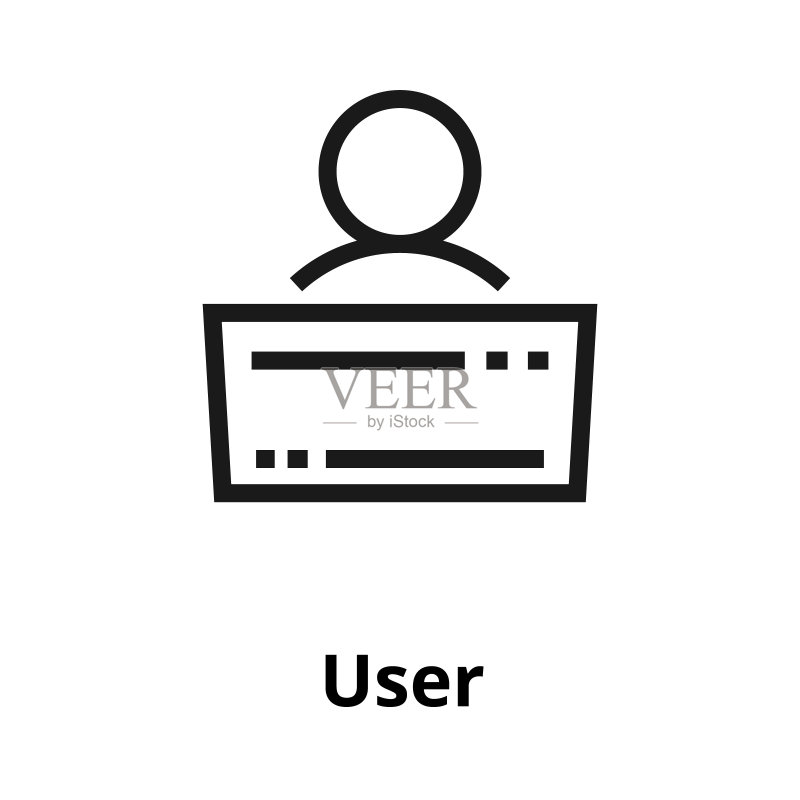 用户细线图标图标素材