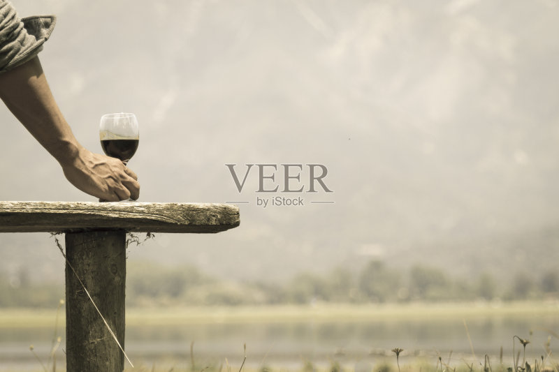 智利葡萄酒的经验正版图片素材