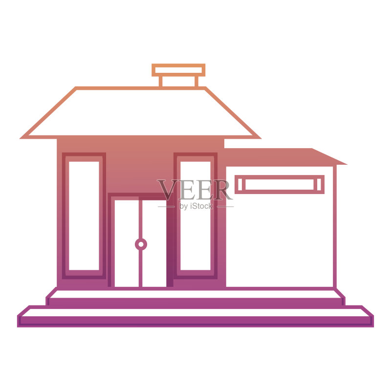 现代房屋图标图标素材