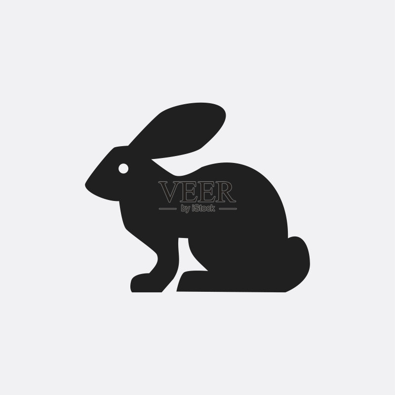 兔子图标插画图标素材