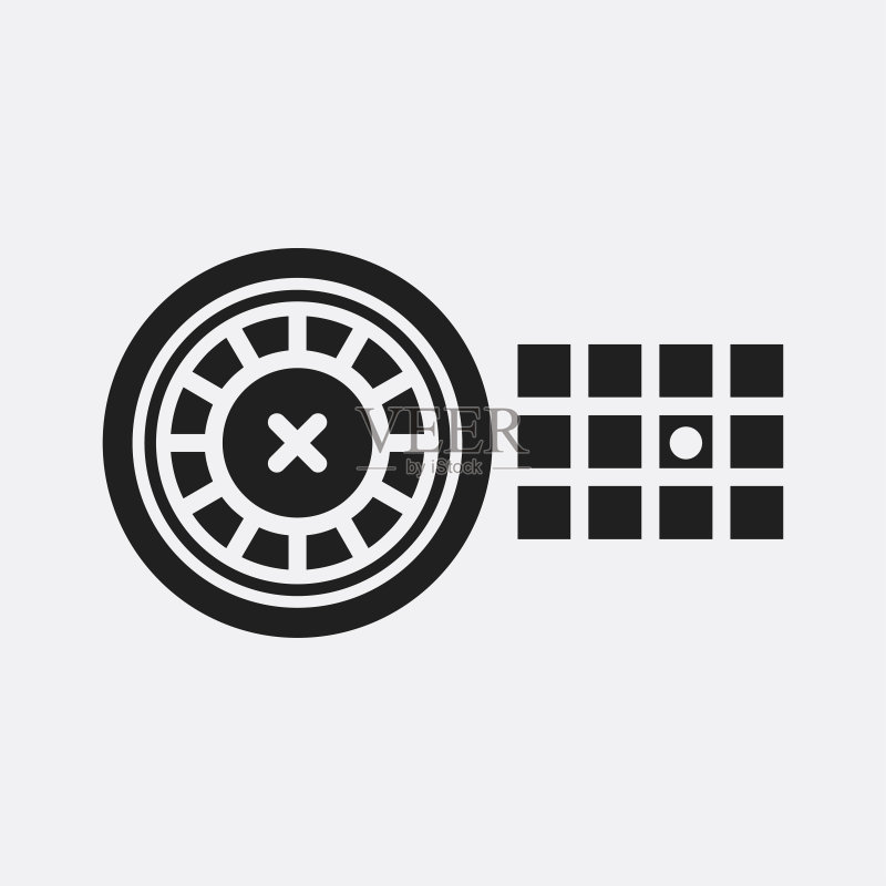 轮盘赌图标插图图标素材