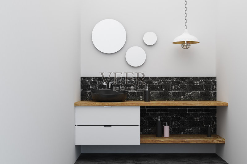 现代浴室水槽正版图片素材