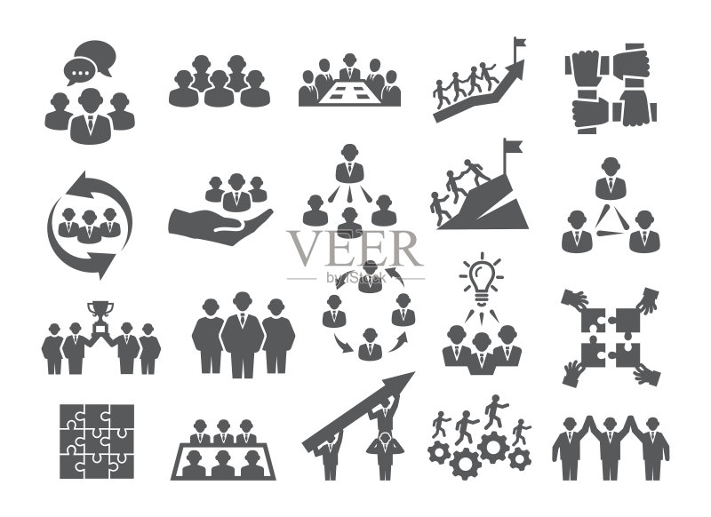 团队合作图标图标素材