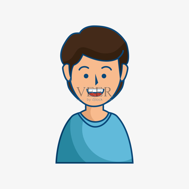棕发男人图标图标素材