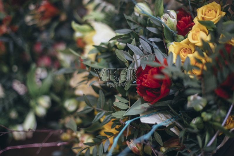 美丽的春天花束背景正版图片素材