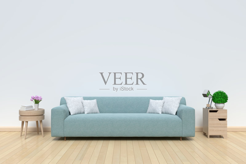 用沙发空出客厅正版图片素材