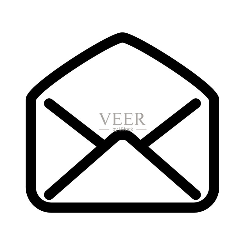 打开邮件信封图标图标素材