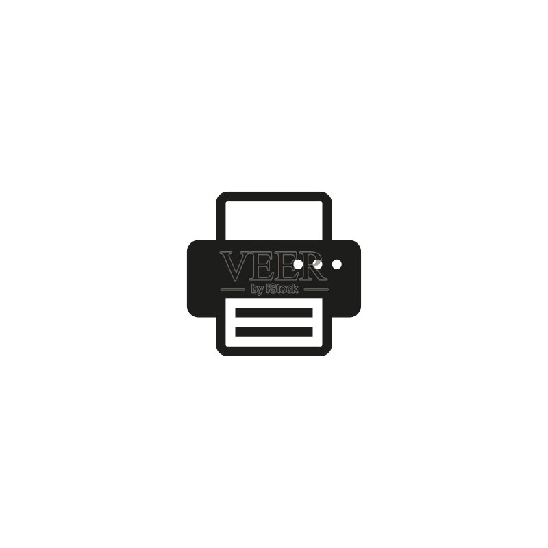 打印机图标矢量图图标素材