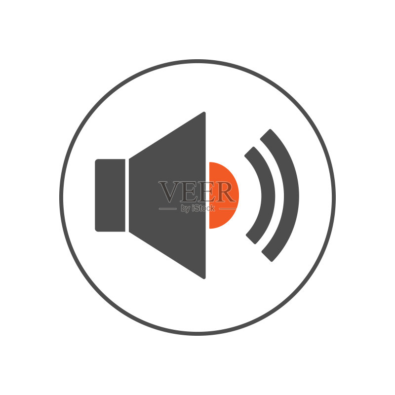 扬声器图标矢量图图标素材