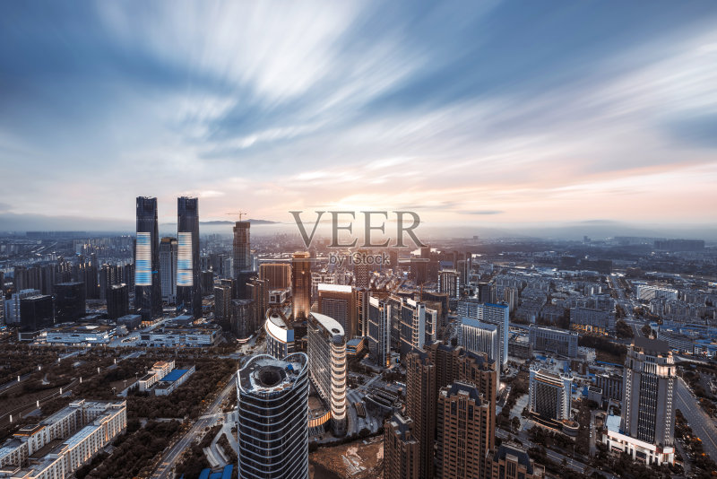 深圳CBD城市天际线正版图片素材