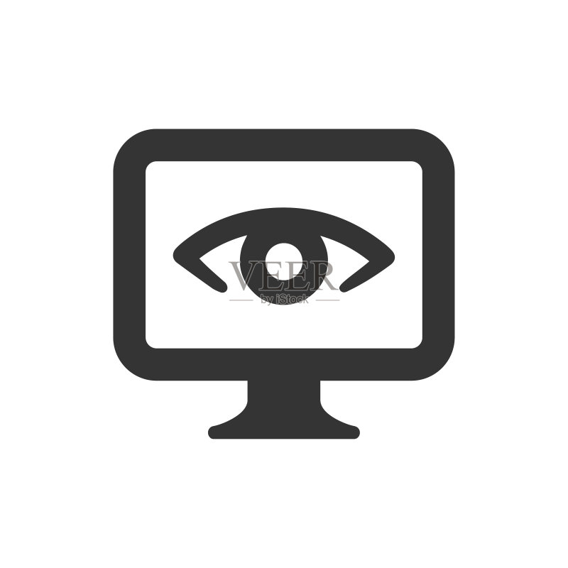 SEO监控网页浏览图标图标素材
