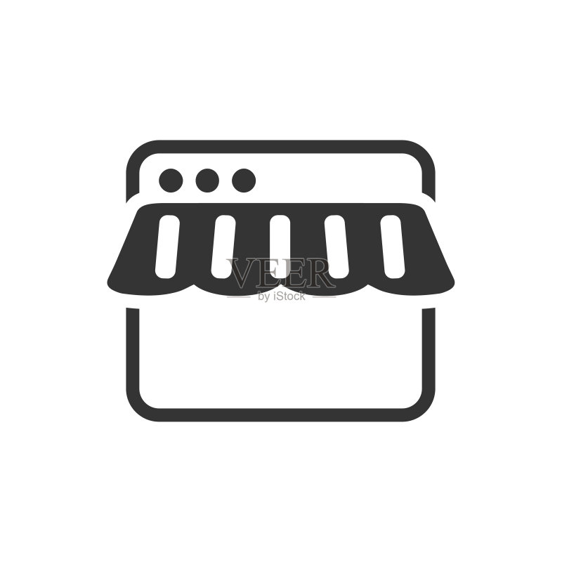 在线购物图标图标素材
