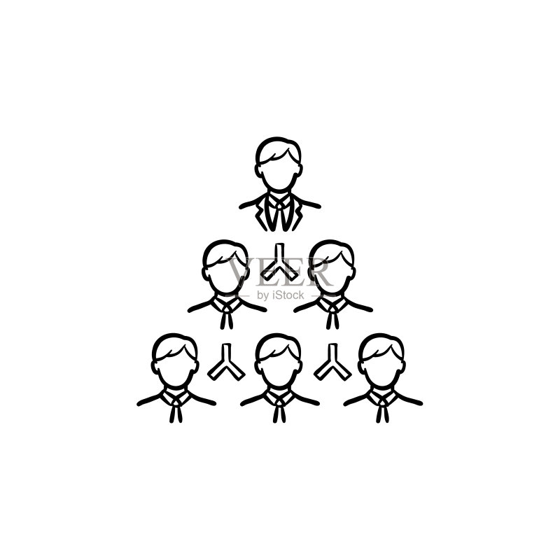 领导者手绘草图图标图标素材