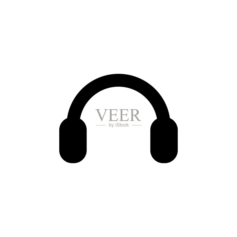 声音耳机图标(移动应用和网页)图标素材