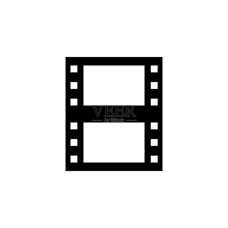 电影图标:用于移动概念和Web应用程序的极简图标元素。网站、网页设计和移动应用的符号和标志系列图标图标素材