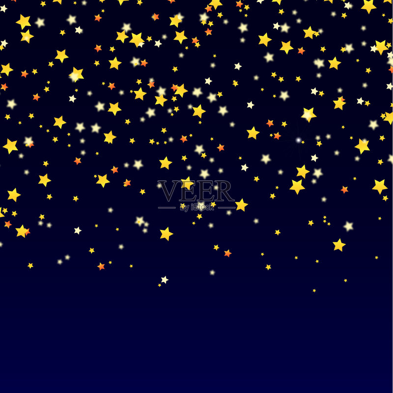 繁星闪烁,背景正版插画素材