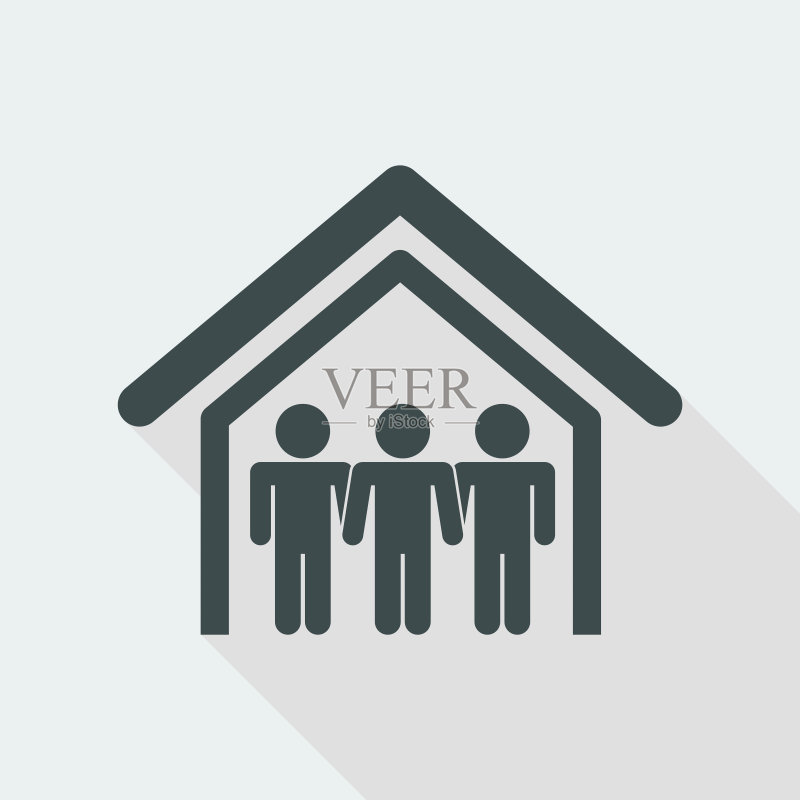 共享空间的图标正版元素素材