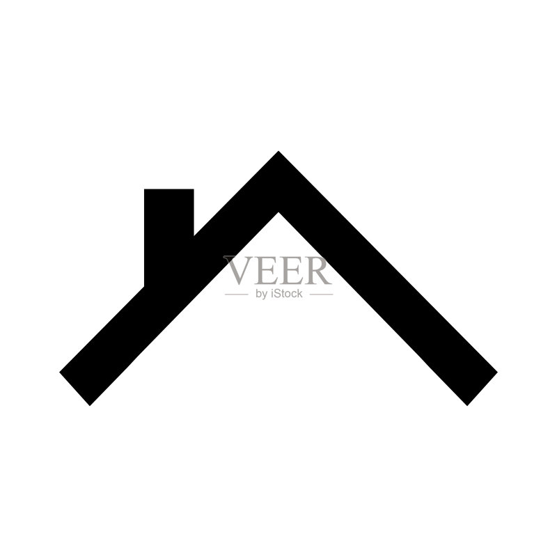 房屋屋顶矢量图标图标素材