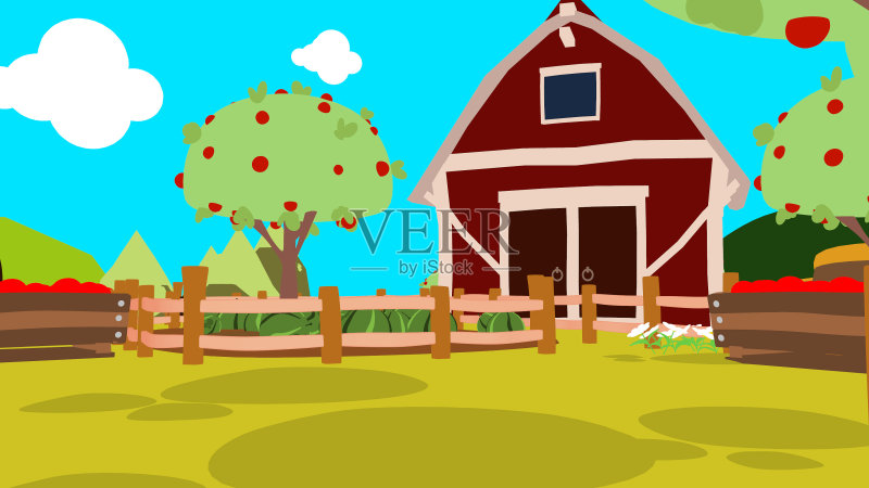 卡通农场B正版图片素材