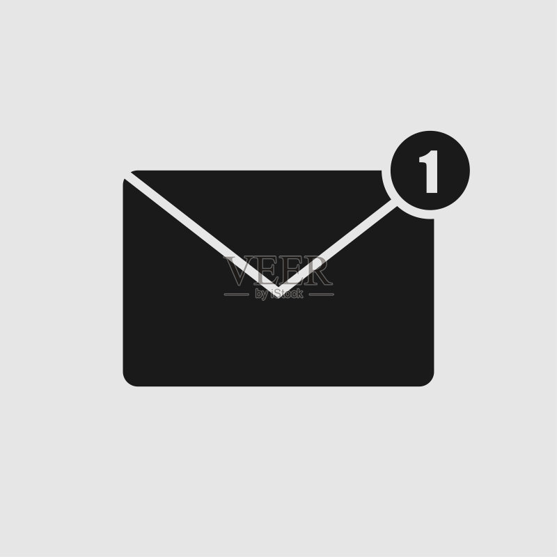 一条新消息:网页设计消息图标图标素材