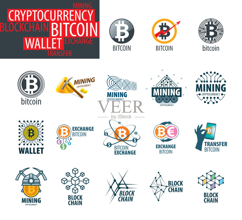 密码学矢量图标集图标素材