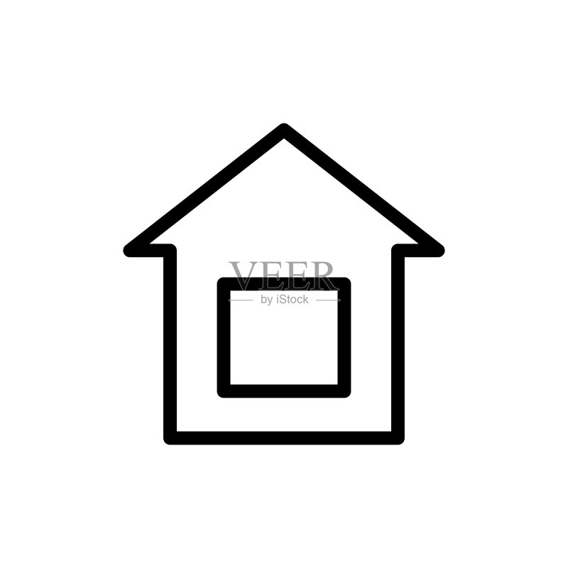 房屋图标矢量插图图标素材