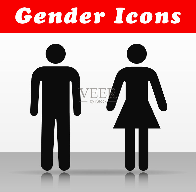 男女矢量图标图标素材