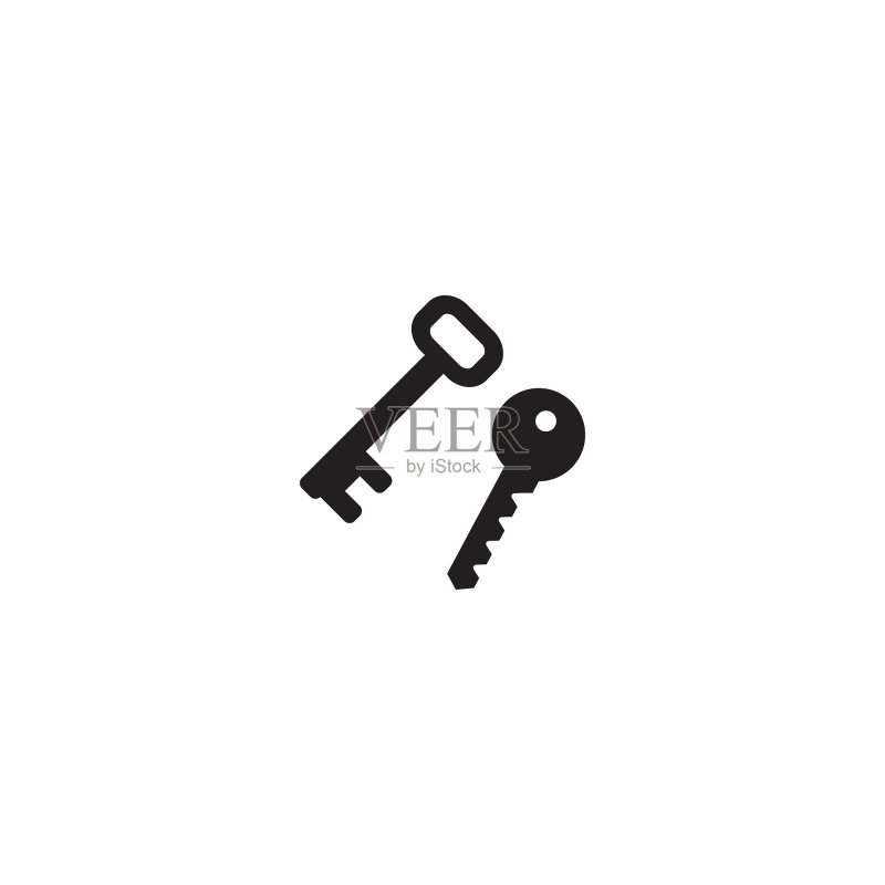 钥匙矢量图标,安全图标图标素材