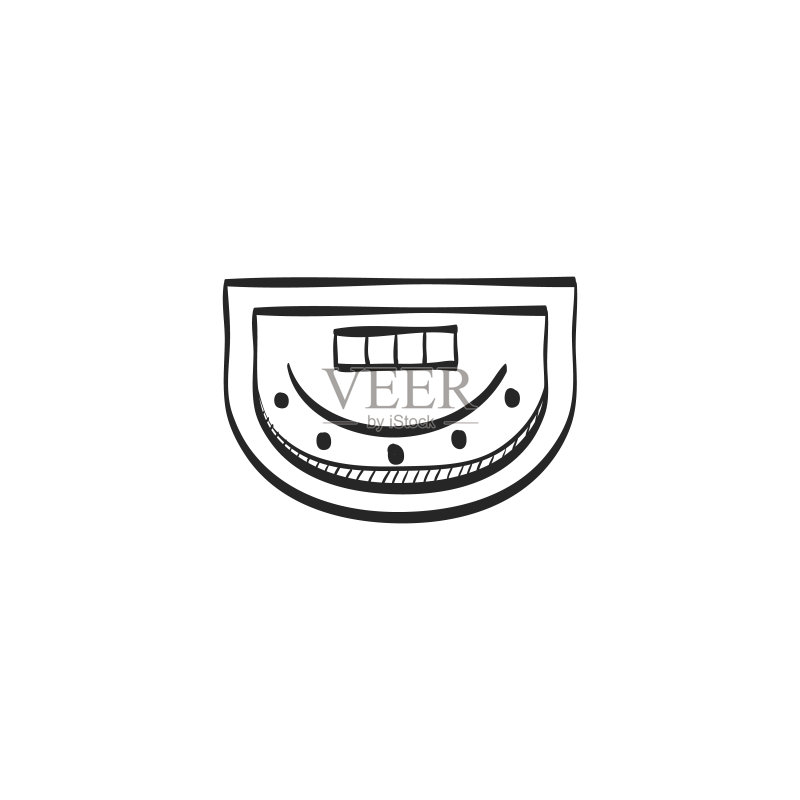掷骰子游戏桌图标素描图标素材