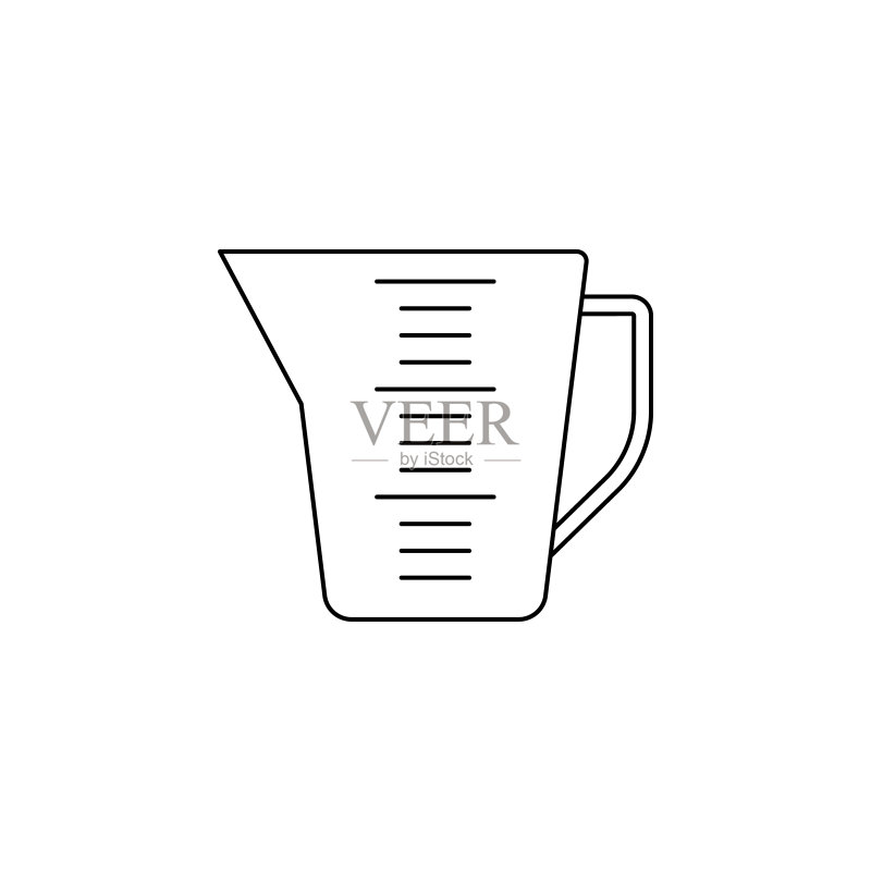 音量计图标——移动概念和Web应用程序的测量仪器元素图标素材
