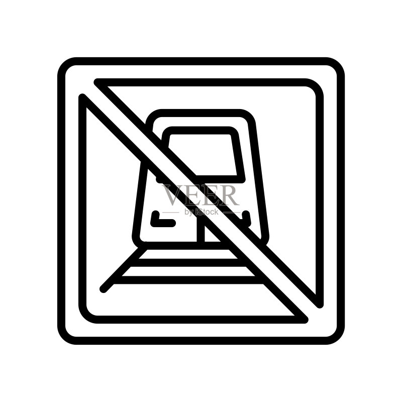 矢量火车图标图标素材