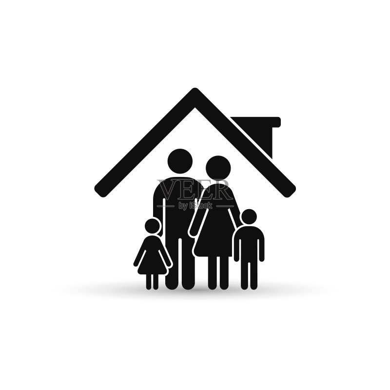 家庭住宅图标矢量插图图标素材