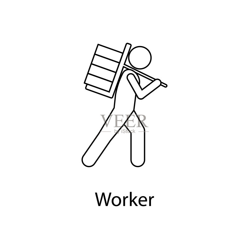 举重插画:可用于移动概念和Web应用程序的元素,高级图标图标素材