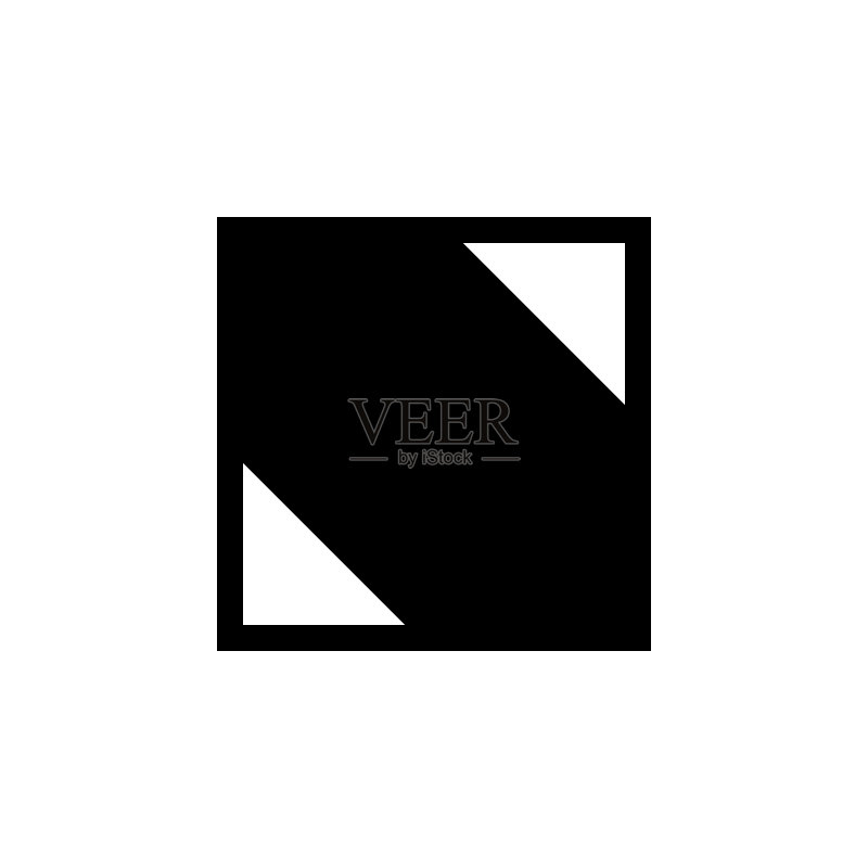 带边角的方形图标。用于移动概念和Web应用程序的Web图标元素。带边角的独立方形图标可用于Web和移动设备。高级图标图标素材