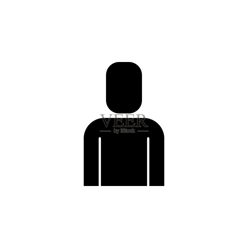 人类图标——用于移动概念和Web应用程序的Web图标元素。 孤立的人类图标可用于Web和移动。优质图标图标素材