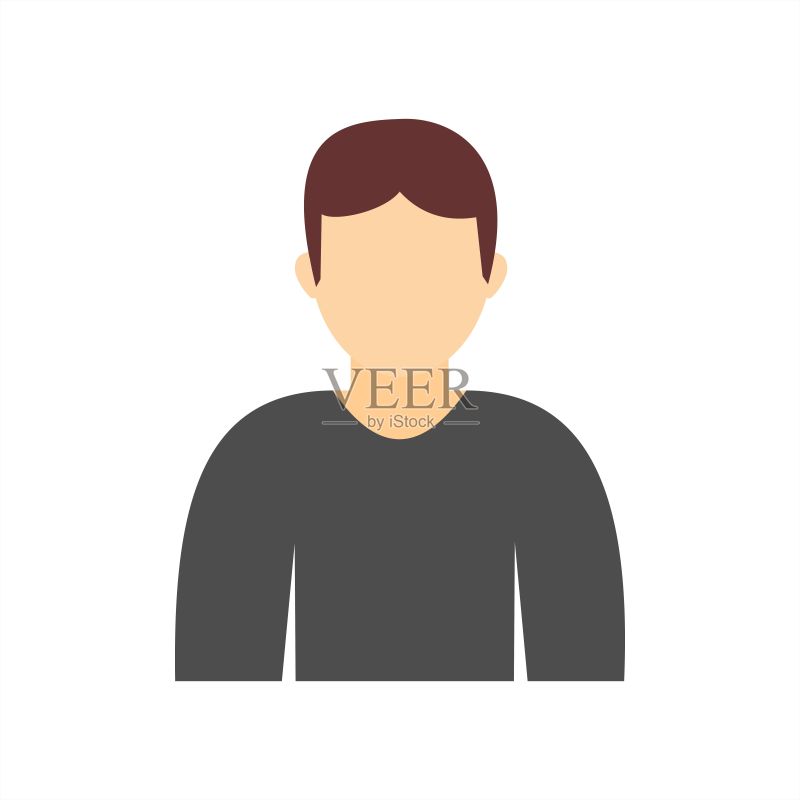 扁平风格男人图标图标素材