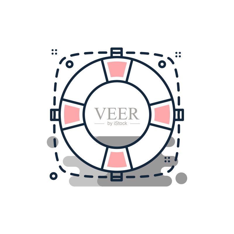 服务帮助图标:用于移动概念和Web应用程序的商业元素图标素材