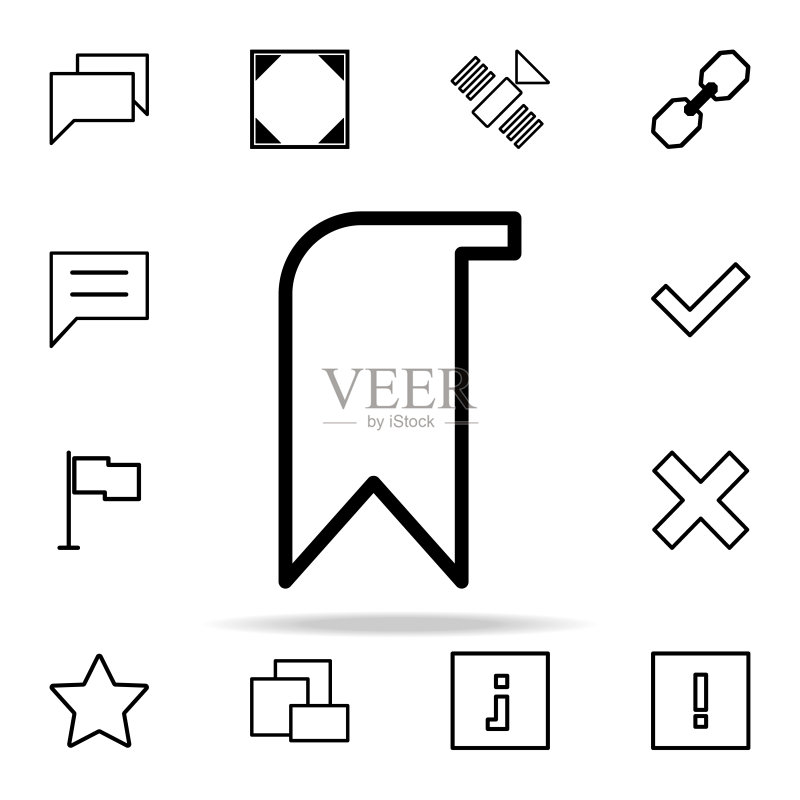 标签图标:用于Web和移动设备的通用Web图标集图标素材