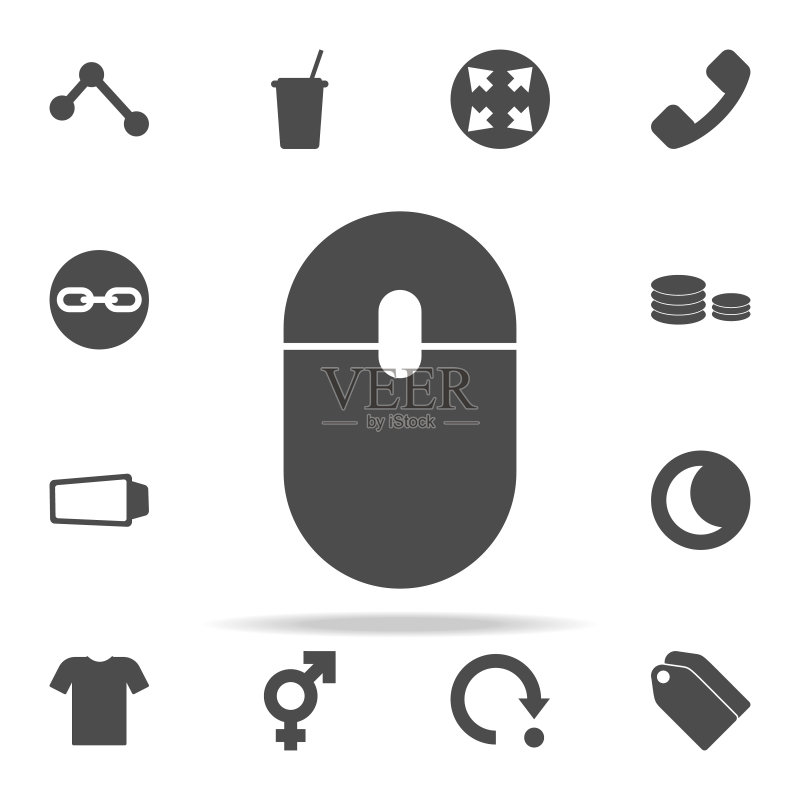 网页通用鼠标图标图标素材